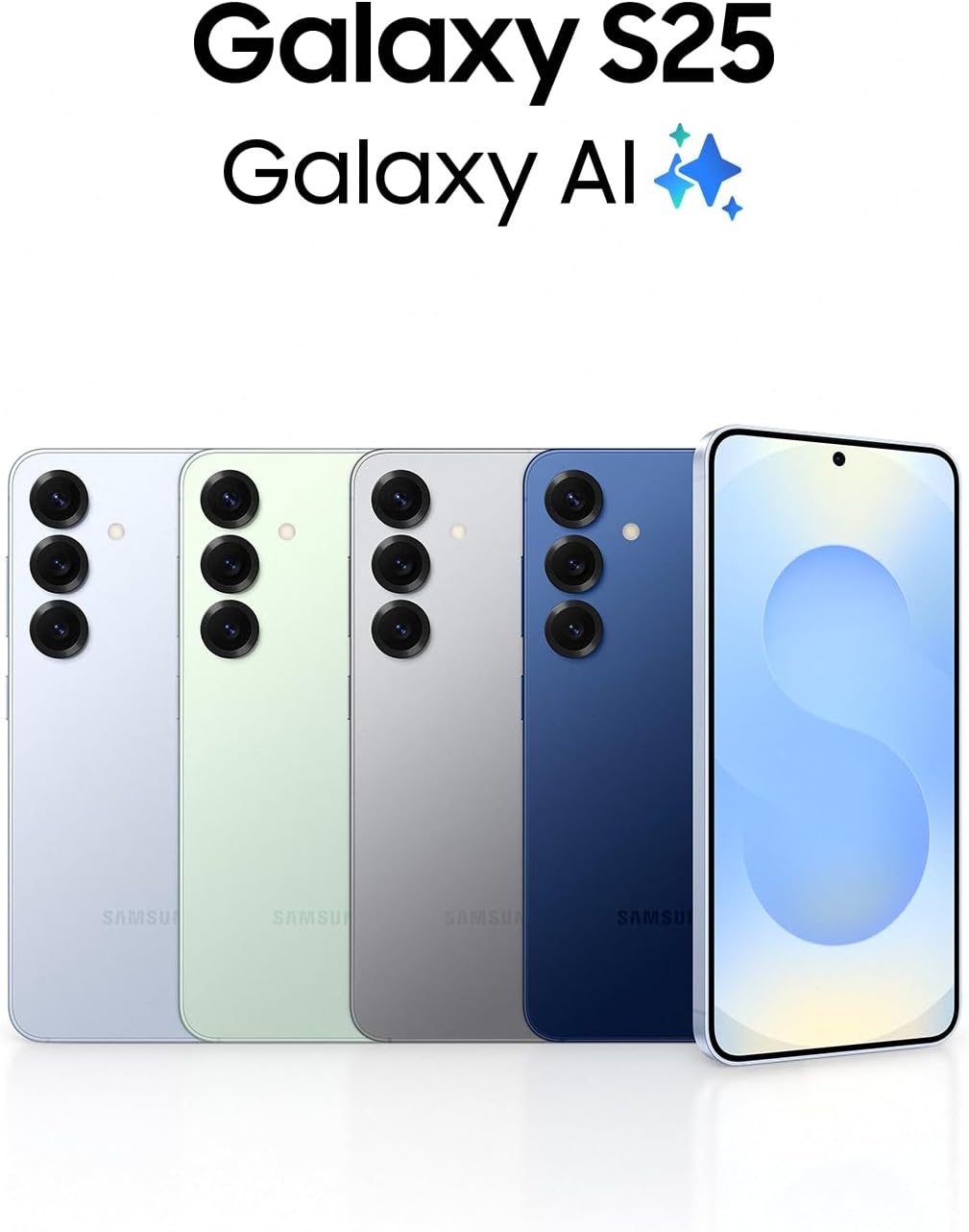 Samsung Galaxy S25 AI Smartphone mit Galaxy AI, 12 GB RAM, 128 GB Speicher, Navy, 3 Jahre Hersteller