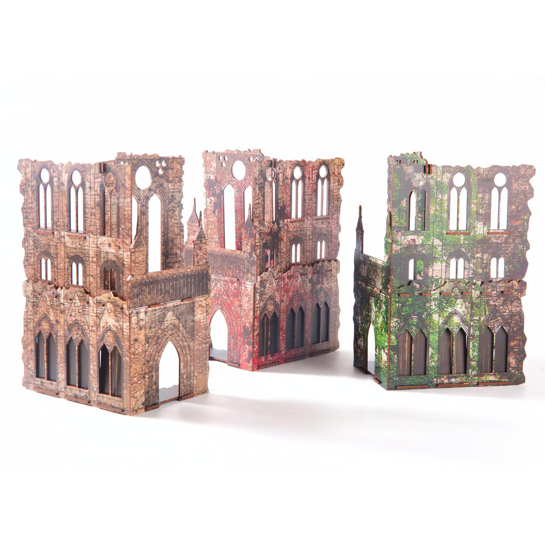 Epic Ruins Terrain-Set für WH40K DND Pathfinder, 28 mm, Miniatur-Kriegsspiel, modulares Zubehör, TTR