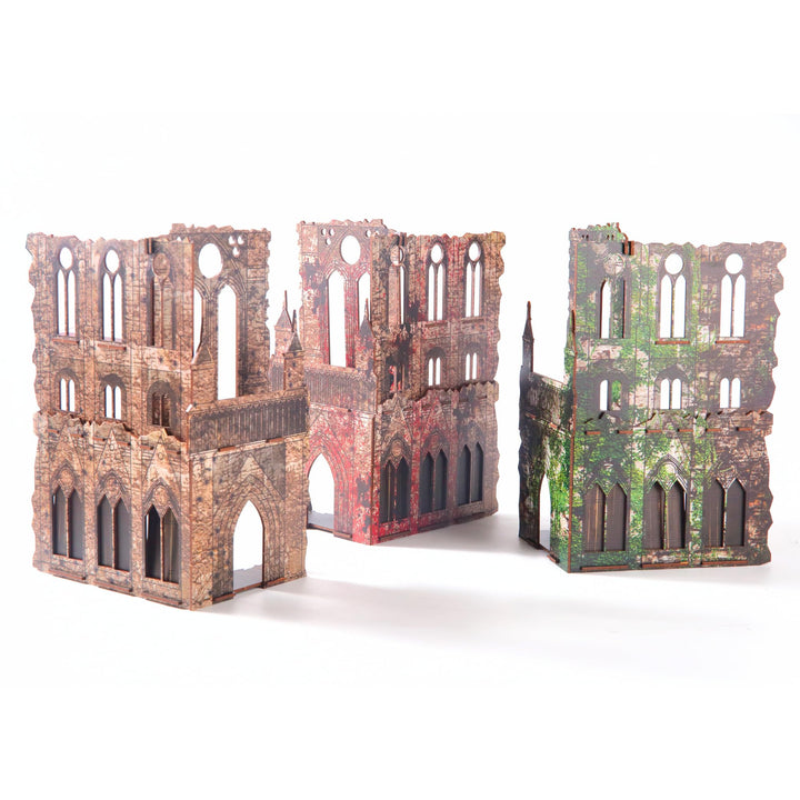 Epic Ruins Terrain-Set für WH40K DND Pathfinder, 28 mm, Miniatur-Kriegsspiel, modulares Zubehör, TTR