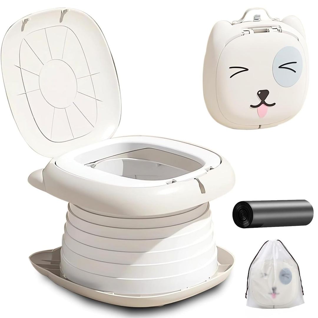 auvstar Töpfchen Falttoilette Kinder,Tragbare Kinder Reise Töpfchen,Baby Kindertoilette,Tragbarer tö