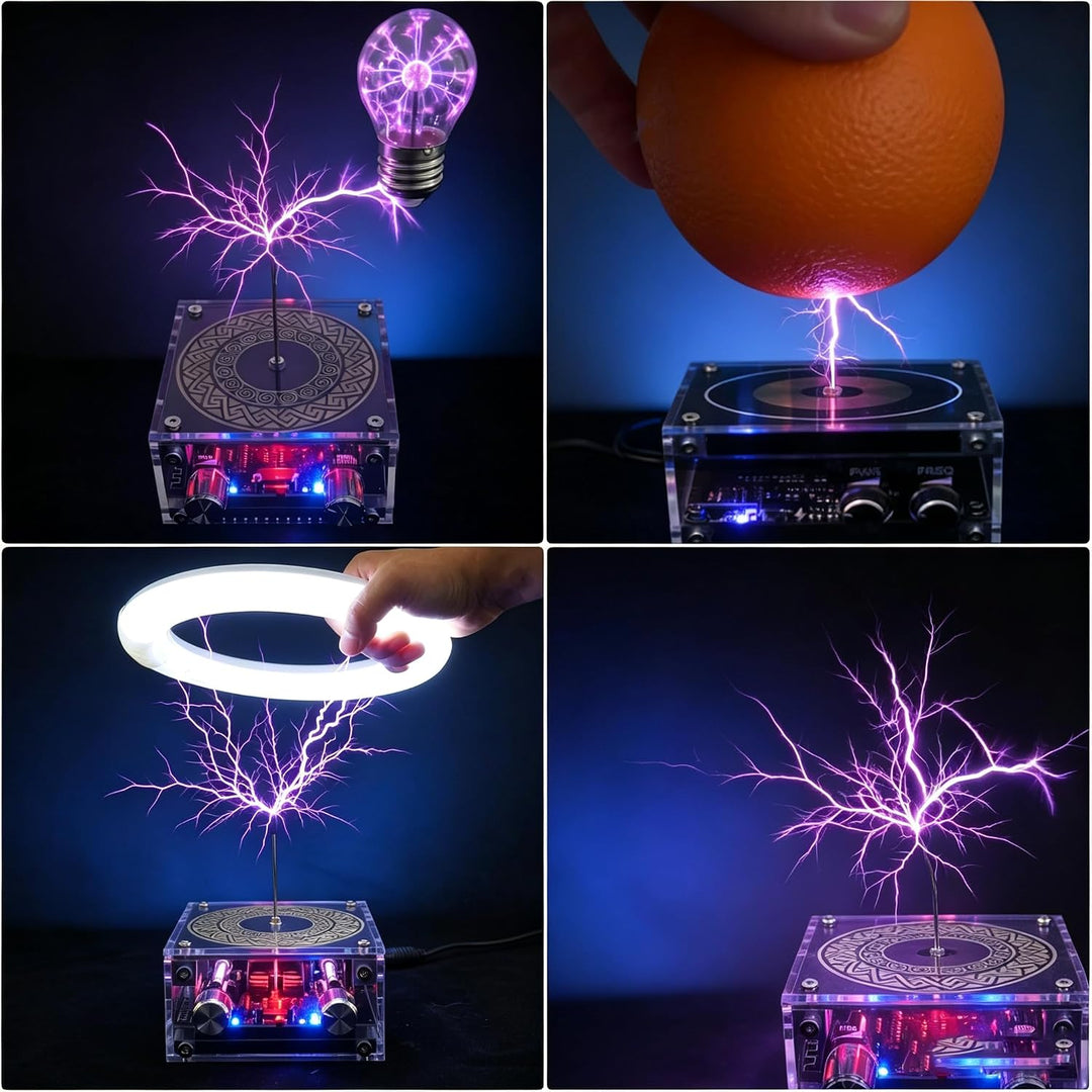 Musik Tesla Spule Bluetooth Lautsprecher mit LED, Berührbarer Lichtbogen Plasma Generator, Tesla Coi