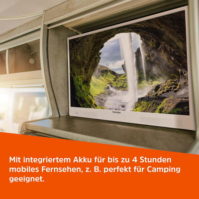 TechniSat TECHNIVISION HD32AW MOBIL - kompakter, tragbarer Direct-LED-Smart TV (32 Zoll, Dreifacher