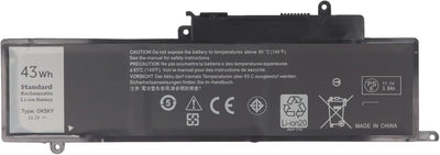 Akku passend für Dell Inspiron 11-3147, 11-3148 Akku 04K8YH, 0WF28, 4K8YH, GK5KY, 11,1V 3200mAh 25,2