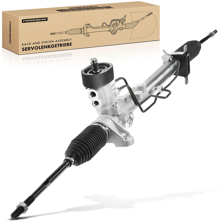 Frankberg Lenkgetriebe Servolenkgetriebe Hydraulisch für Linkslenker mit Spurstangen Kompatibel mit