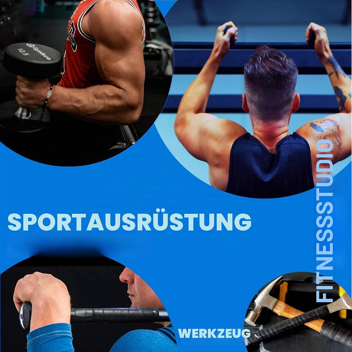 Core Prodigy Fusion Griffband aus Silikon und Gummi für Klimmzugstangen, Langhanteln, Kurzhanteln, S