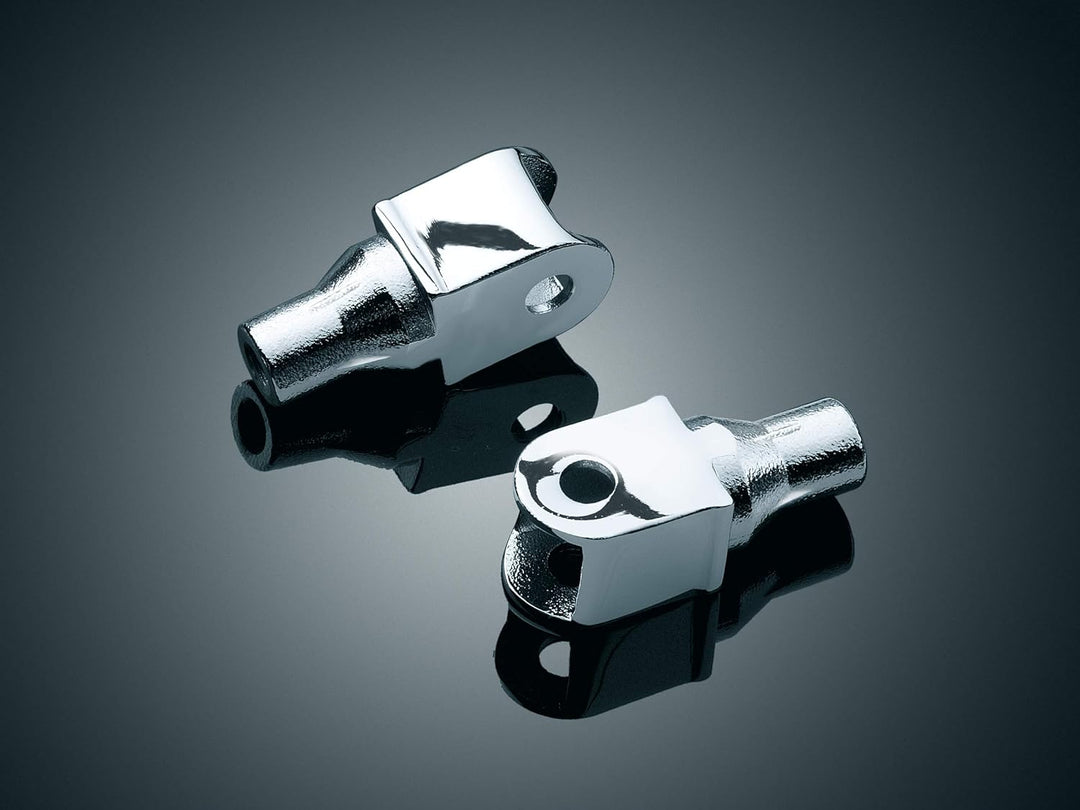 Kuryakyn 8803 Motorrad Fussrasten-Komponente: konisch zulaufende Peg-Adapter für 1996-2019 Honda Mot