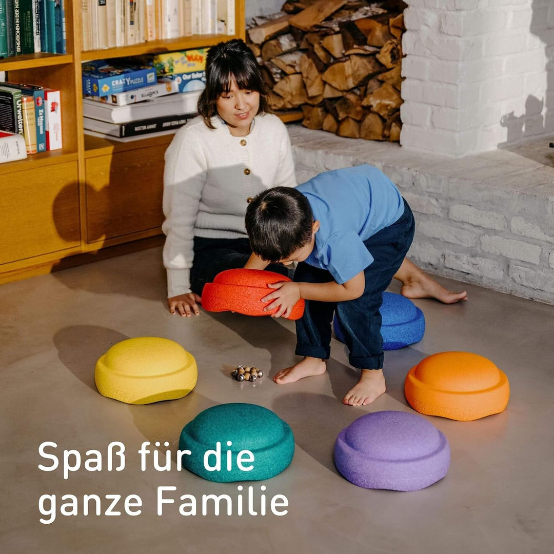 Stapelstein® Balanciersteine 6er | rainbow Set | Balancieren für Kinder Indoor &amp; Outdoor rainbow set