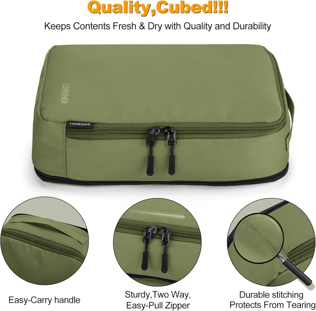 Koffer Organizer Set 8-teilig, Packtaschen für Koffer, Packing Cubes Set für Reise,Packtaschen mit K