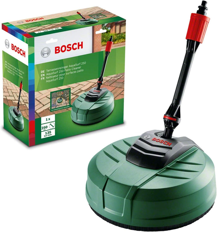 Bosch Hochdruckreiniger EasyAquatak + Terrasenreiniger Aufsatz Aquasurf Set mit Zubehör EasyAquatak