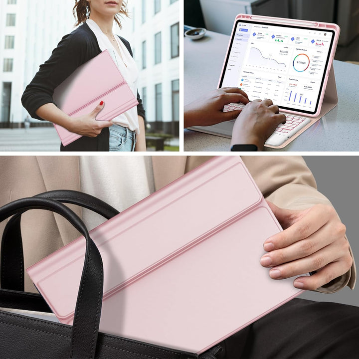 Xiaomi Redmi Pad Pro 12.1 Tastatur Hülle - Xiaomi Pad Poco 12.1 Zoll 2024, Multi Touch Trackpad, 7 F