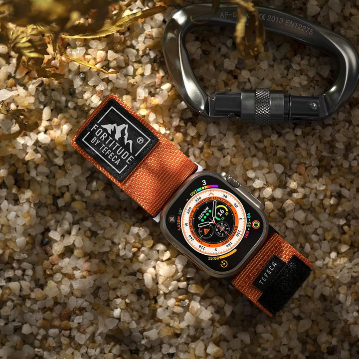 Tefeca Fortitude Serie Ultrawide Armband Kompatibel mit Apple Watch Ultra/Ultra2 Serie 9/8/SE2/7/6/S