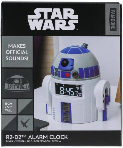 Paladone R2D2 Wecker - Offiziell Lizenziertes Star Wars Merchandise, mit R2D2-Sounds, perfekte Dekor