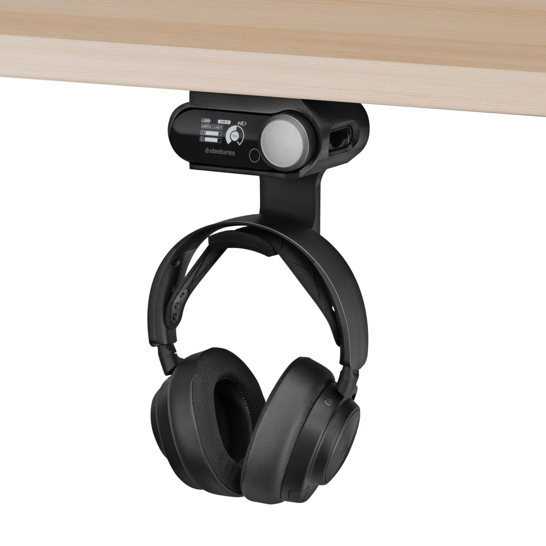 BRAINWAVZ Untertisch-Kopfhörer-Aufhänger für Steelseries Arctis Nova Pro kabellose Headsets mit Dock