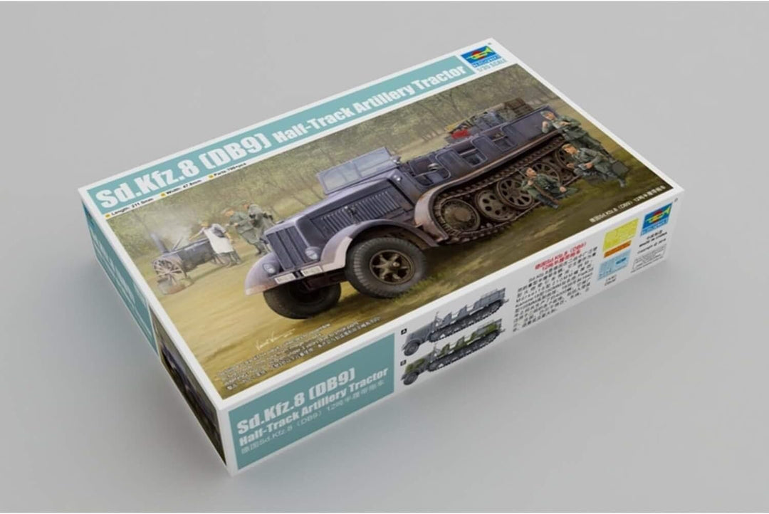 Trumpeter TRU09538 9538 Sd.Kfz.8(DB9) Half-Track Artillery Tractor Plastikmodellbausatz, Farbig