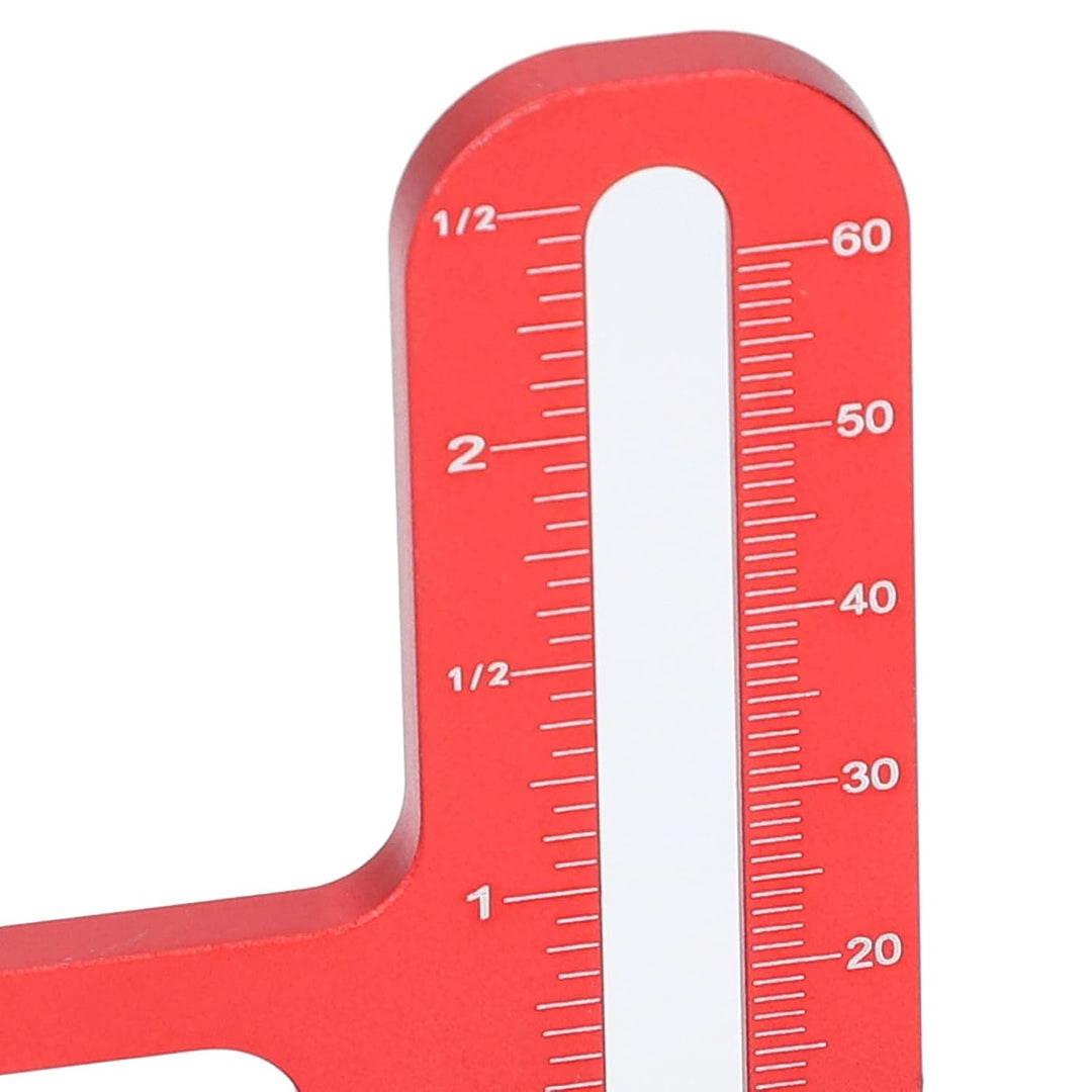 0–60 Mm Tiefe, 45 Grad, Präzises Holzbearbeitungs-Höhenmessgerät aus Eloxierter Aluminiumlegierung m