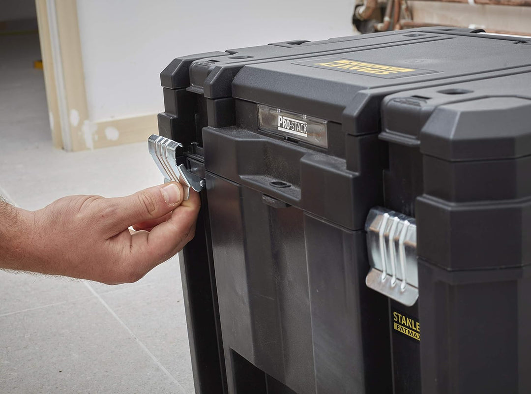 STANLEY FatMax Pro-Stack Werkzeugbox/Werkzeugkoffer leer Werkzeugkasten - Werkzeugkiste (tiefe Ausfü