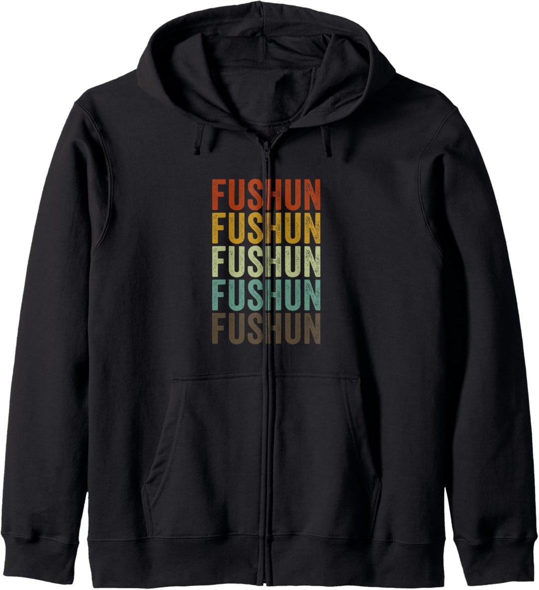 Fushun China Retro Vintage Kapuzenjacke