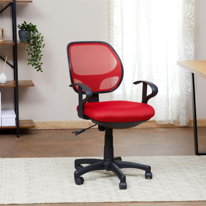 IDIMEX Kinderdrehstuhl Schreibtischstuhl Drehstuhl Bürodrehstuhl COOL, 5 Doppelrollen, Sitzpolsterun