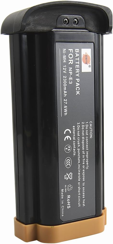 DSTE Full Coded 12V 2000mAh NP-E3 NPE3 7084A001 7084A002 Ni-MH Battery for Canon EOS 1D EOS 1D MarkI