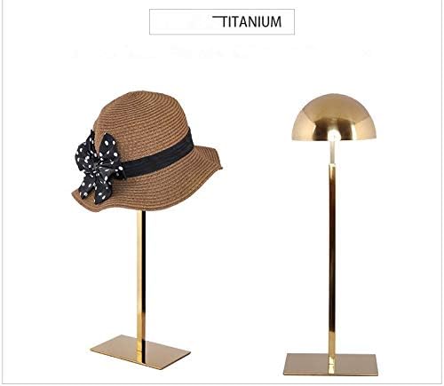 U/K Verstellbarer Hutkappen-Ständer, Edelstahl, goldfarben