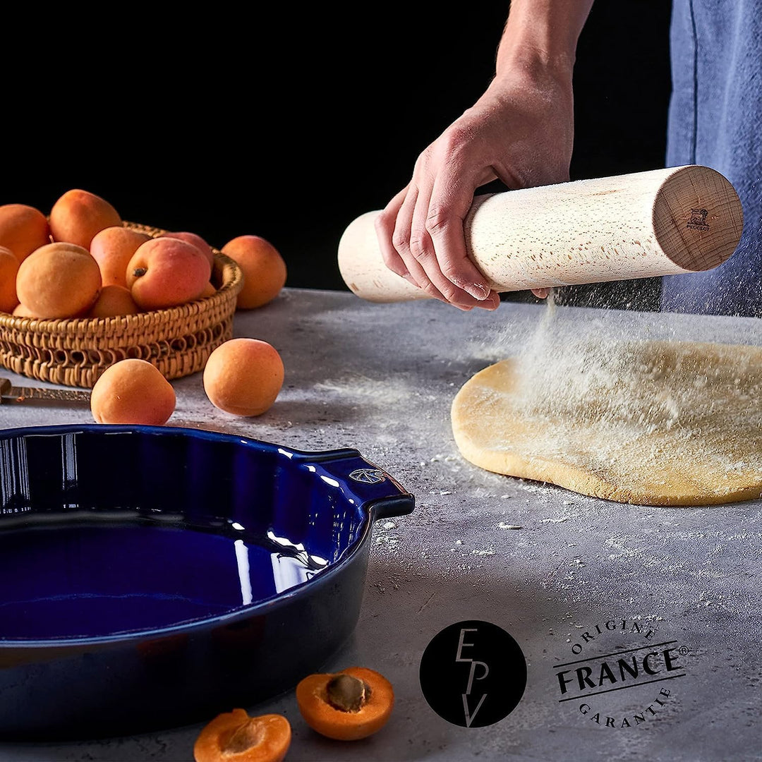 Peugeot Tarteform Appolia 30 cm aus Keramik, Tiefblau I -20 bis 250°C temperaturbeständig I Premium