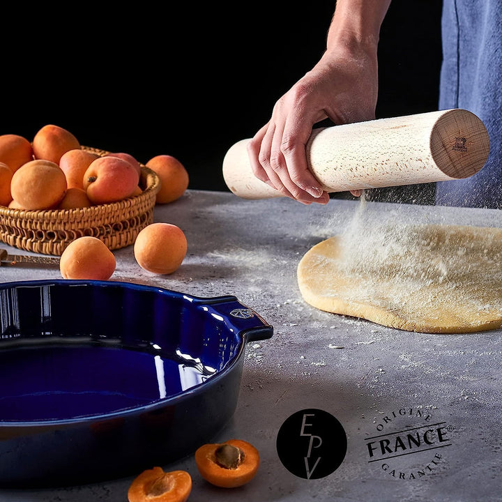 Peugeot Tarteform Appolia 30 cm aus Keramik, Tiefblau I -20 bis 250°C temperaturbeständig I Premium