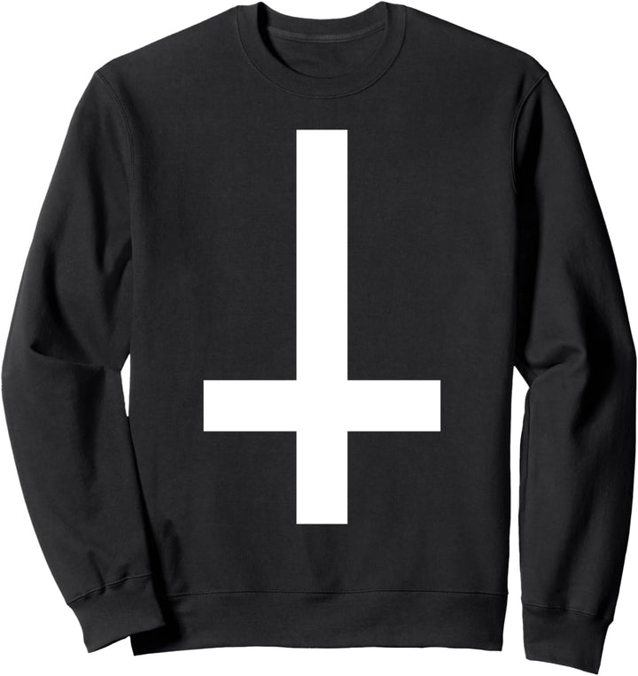 Invertiertes Kreuz Antichrist Pagan Goth Satan Vamp Sweatshirt