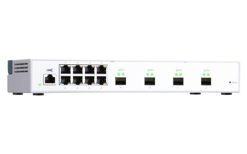QNAP QSW-M408S - Einstiegslevel 10GbE Schicht 2 Web-verwalteter Switch