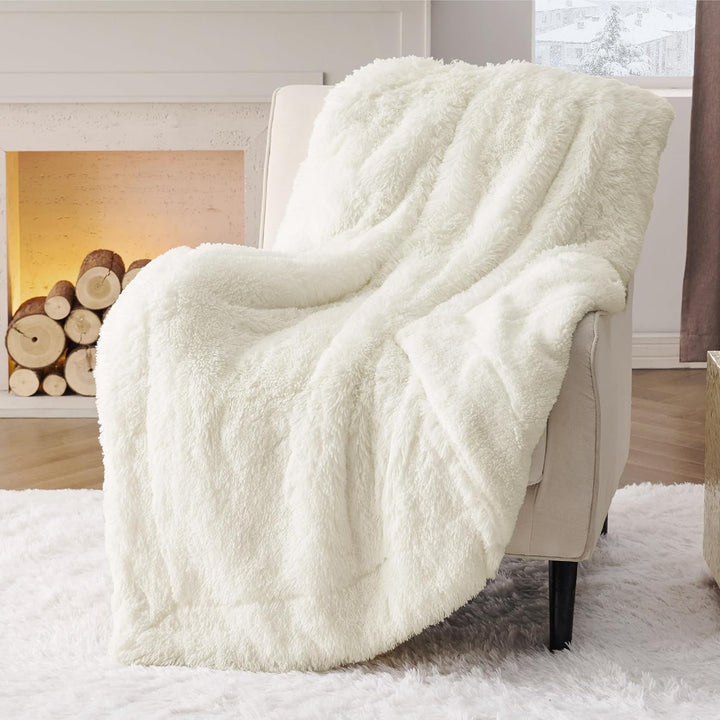 BEDSURE Kuscheldecke - Flauschig Decke, Warm Sherpa Sofadecke, Dicke Felldecke, Couchdecke, Flauschi
