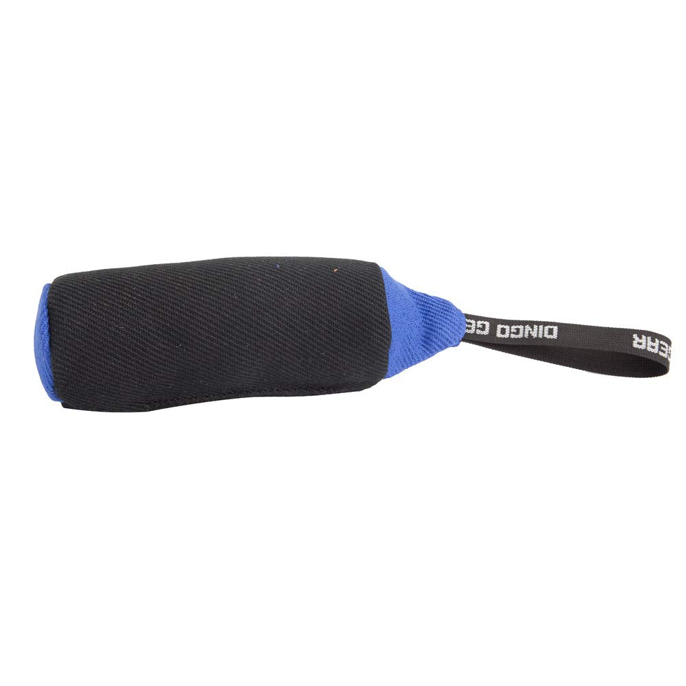 Dingo Gear Trainings-Spielzeug Walze 25x8 cm Schwarz-Blau French-Material Nylcot Training Spiel Appo