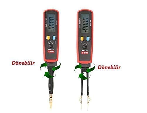 UNI-T UT116A SMD Tester Meter Multimeter Rotable Tweezer Resistance Capacitance LED Diode Continuity