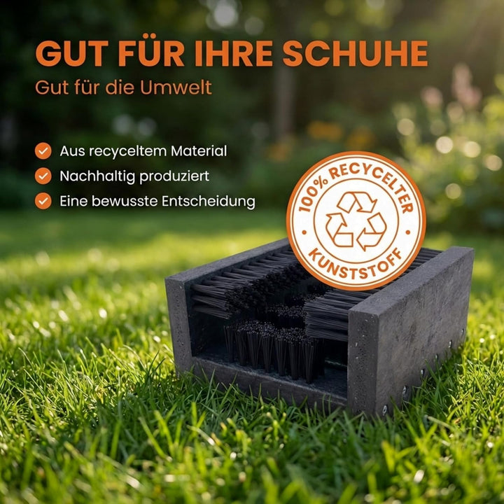 Borstelshop Schuhabstreifer Kunststoff - Fussabtreter Aussenbereich - Fussabtreter Aussen - Robuster