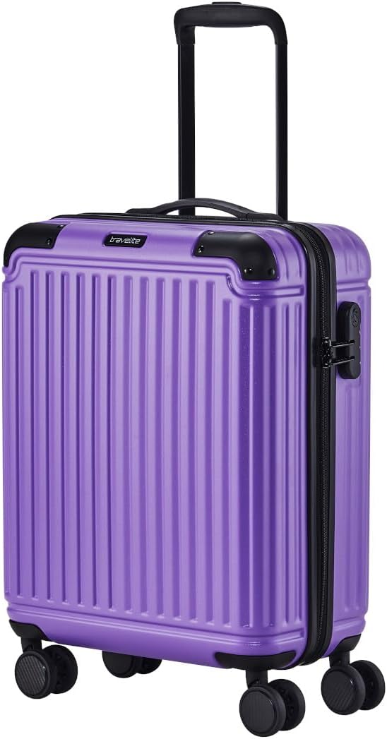 Travelite CRUISE Bordtrolley S (55 cm) mit 4 Rollen Gelbe Orchidee [87], Gelbe Orchidee [87]