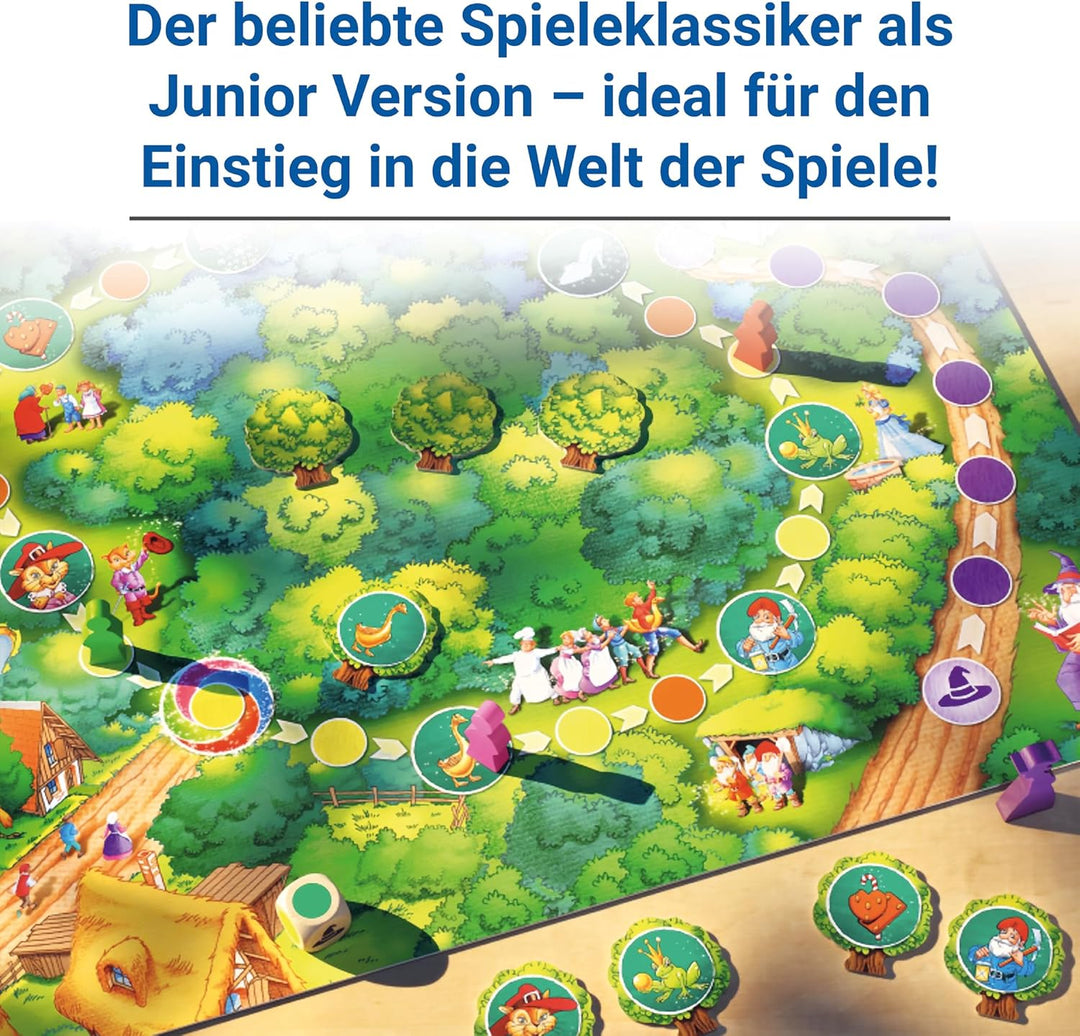 Ravensburger 21372 - Junior Sagaland - Kinderspiel, Junior Edition des Spieleklassikers für 2-4 Spie