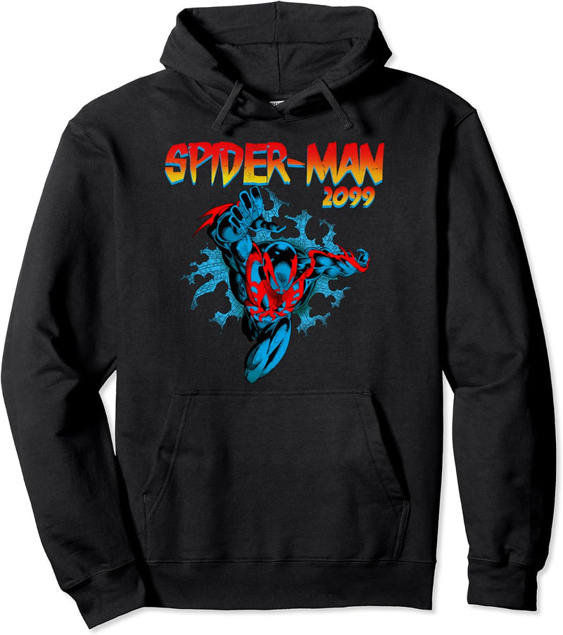 Marvel Spider-Man 2099 Retro Jump Logo Pullover Hoodie