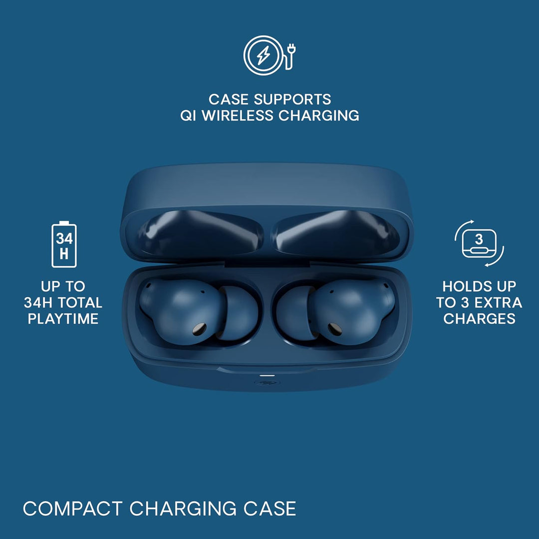 Urbanista Atlanta In Ear Kopfhörer Bluetooth Noise Cancelling, Hybrid ANC, Tiefe Bässe, spritzwasser