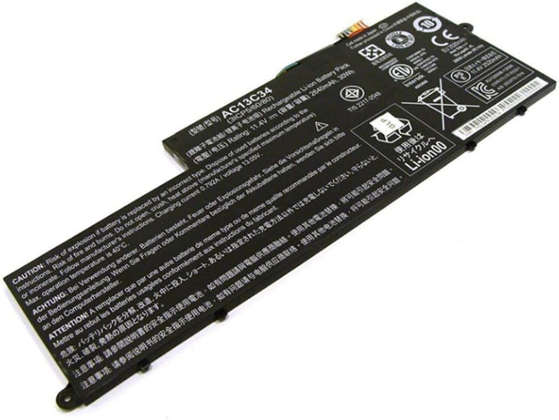 7XINbox 11.4V 2640mAh AC13C34 31CP5/60/80 Laptop Akku kompatibel mit Acer Aspire E3-111 V5-122P E3-1