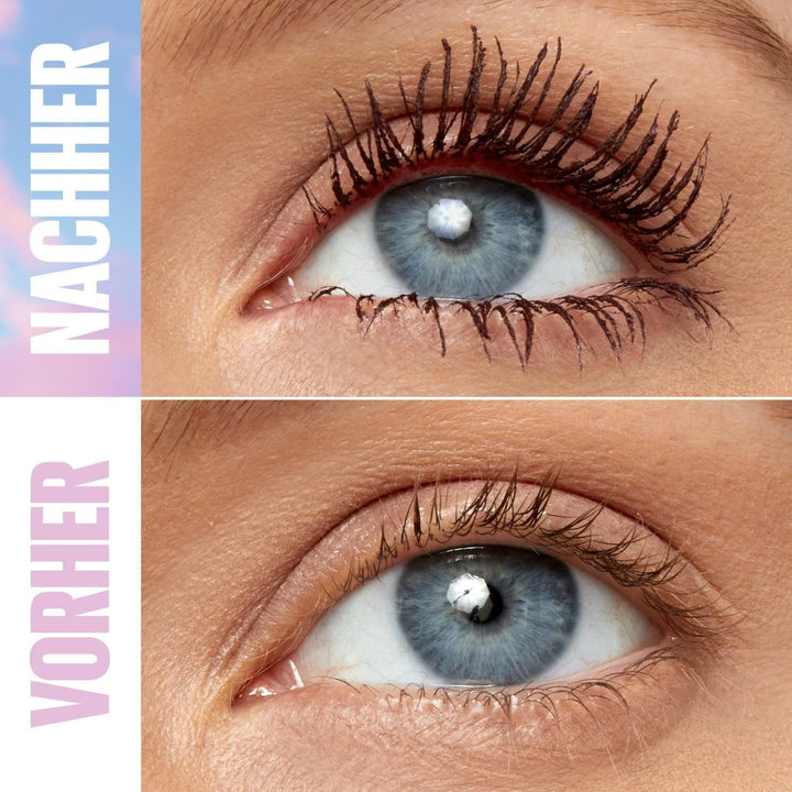 Maybelline New York Lash Sensational Sky High Mascara in Schwarz, Blau und Burgundy für lange Wimper