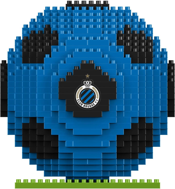 FOCO Offizielles Lizenzprodukt Club Brugge KV BRXLZ-Steine 3D-Fussball BAU-Set, Club Brugge Kv