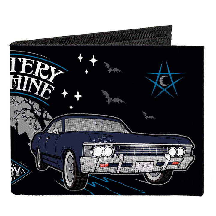Buckle-Down Herren Geldbrse, Scooby DOO Supernatural, 4.0" x 3.5"