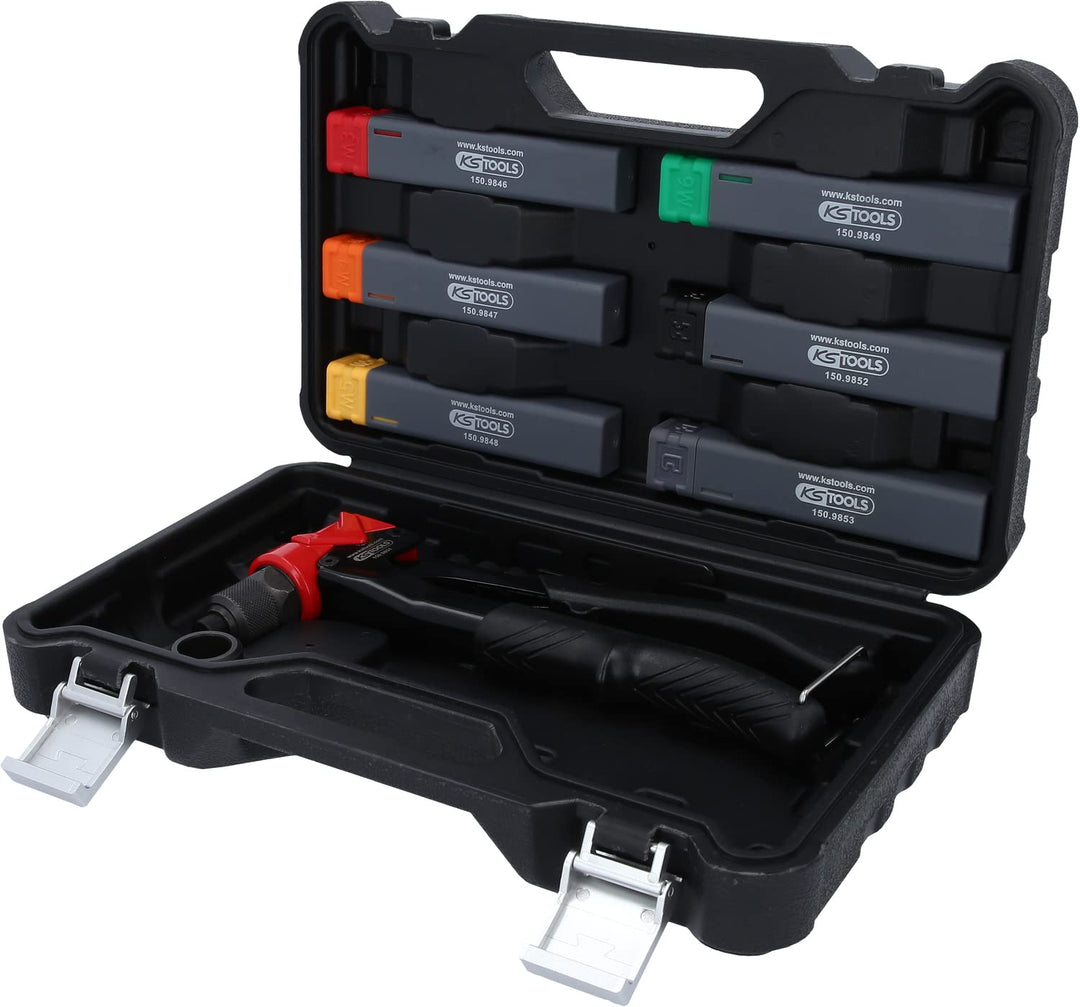 KS Tools 150.9850 3 in 1 Handnietzangen-Satz, 12-tlg.