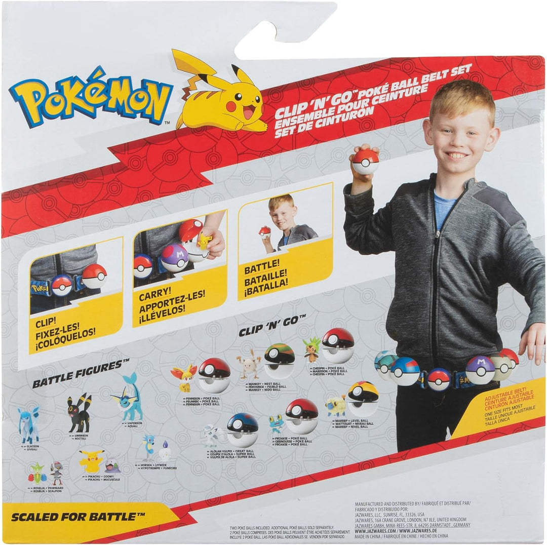 Pokémon PKW3161 Spielzeug, Gürtel Set Schiggy, ys/m, Gürtel Set Schiggy