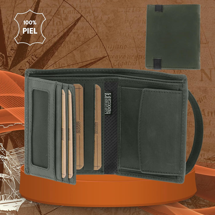 Coronel Tapiocca Herren Geldbörse Wallet Geldbeutel Herren Wallet Portemonnaie Brieftasche Herren Ge
