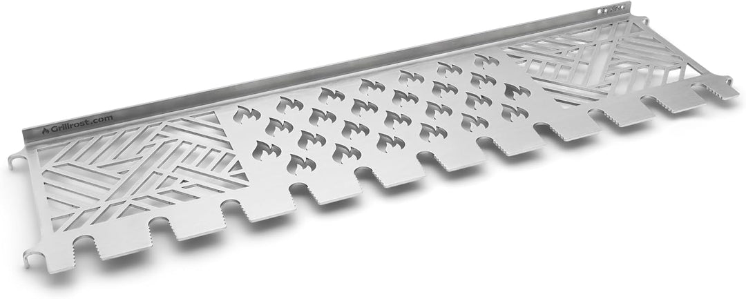 Grillrost.com Das Original Edelstahl Multistation | Warmhalterost für Burnhard Big Fred | mit Drumst