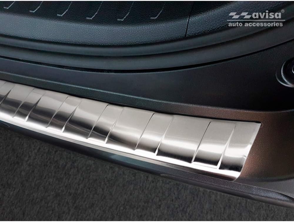 Avisa Edelstahl Heckstossstangenschutz kompatibel mit Toyota RAV4 (5th Gen) 2018- & Suzuki Across 20