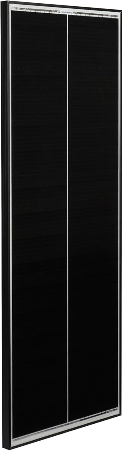 SOLA Frame Black Innovatives monokristallines Solarmodul mit Schindelzellen (100 W High Voltage), 10