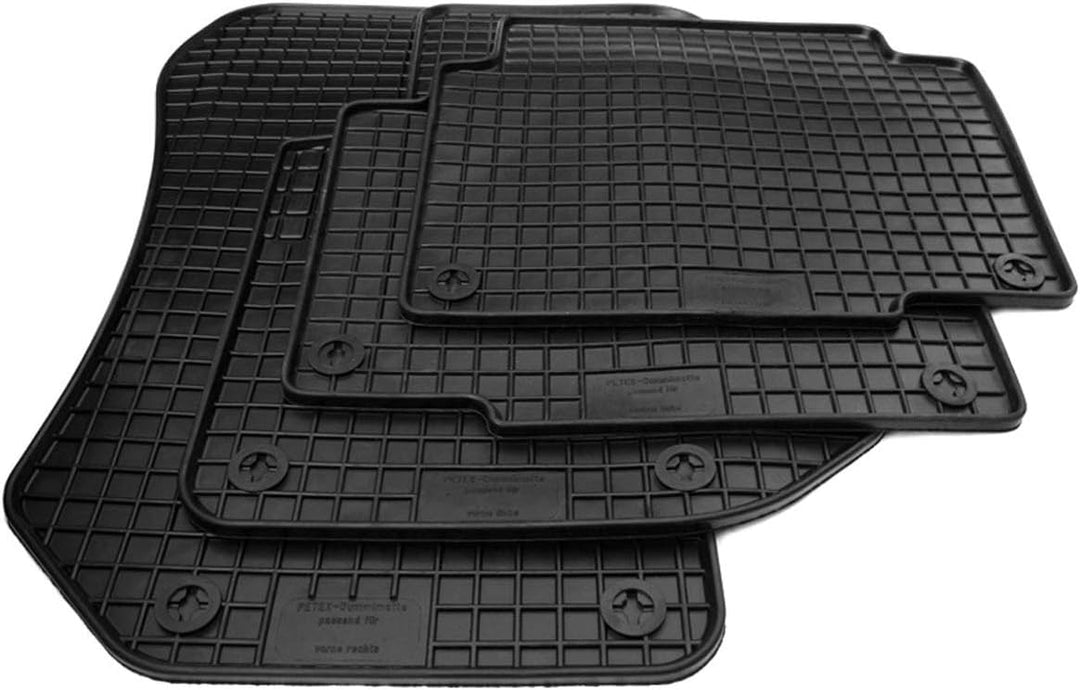 Gummimatten Kompatibel mit 3er (E36) Limousine Touring Baujahr 1991-1998 + Coupe Compact 1991-2001 P