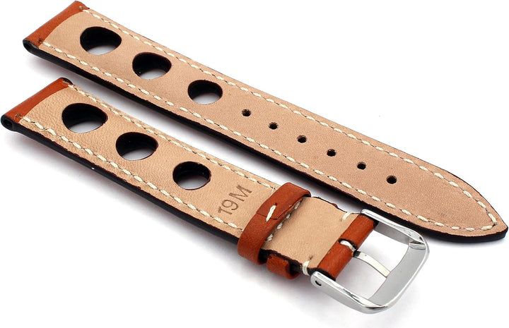 RIOS1931 Sulla Baikal Rallye Vintage Rindsleder Uhrenarmband handgemacht in Deutschland Robust 18mm