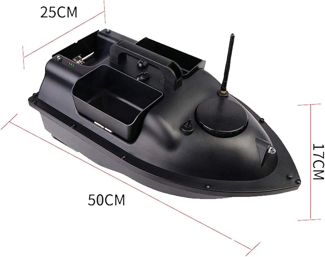 DYJD GPS-Smart-RC Wireless-Köder-Boot 2kg Laden automatischer Vorschub Return Fernbedienung 500M Ent