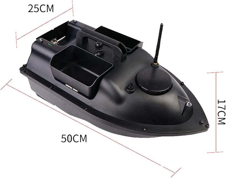 DYJD GPS-Smart-RC Wireless-Köder-Boot 2kg Laden automatischer Vorschub Return Fernbedienung 500M Ent
